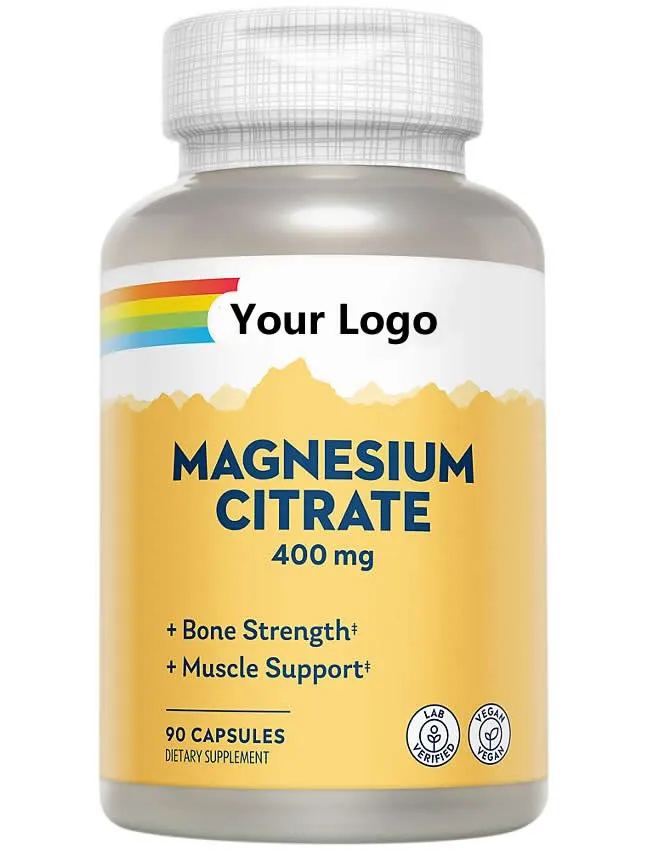 Private Label Custom Magnesium Citrate Capsule Manufacturing